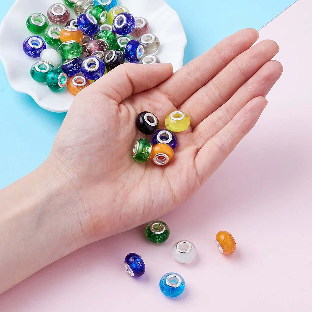 100 шт. светящиеся ожерелья ручной работы в европейском стиле | Украшения и