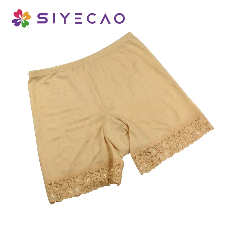 Free Size Women Safety Underwear High Quality Short Pants Female Mid Waist Lace Shorts Elastic Trousers | Женская одежда