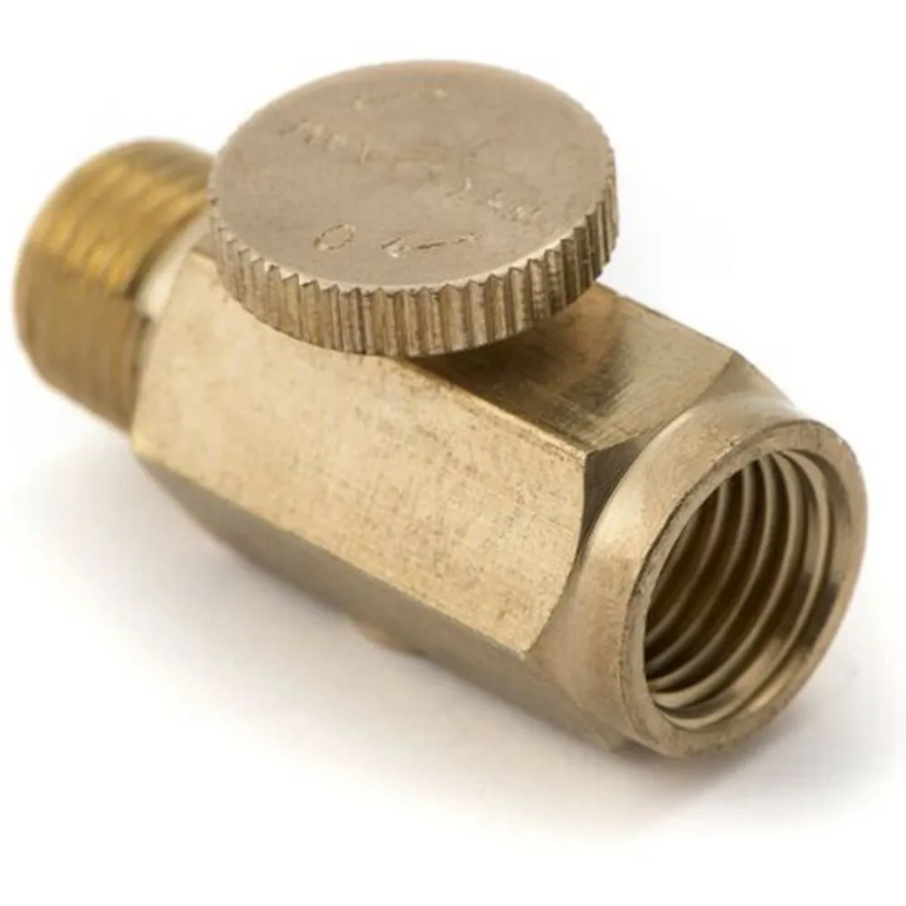 

1/4inch NPT Inline Brass Air Regulator Water Oil Air Gas Fuel Line Regulator Compressed Air Pressure Valve Tool Pipe Fittings