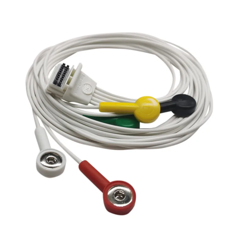 Устройство записи ЭКГ Holter кабель для пациента 10 контактов 5 выводов оснастка 4 0