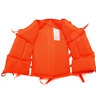 Оптовая продажа, спасательный жилет для взрослых, спасательный жилет, плавательный жилет со свистком и светоотражающей полосой