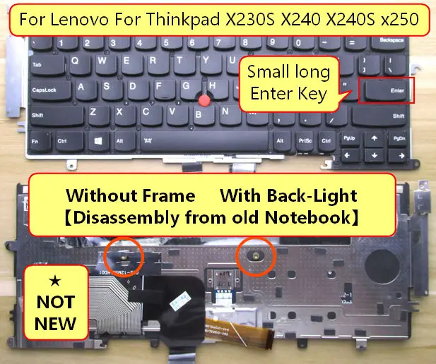 1 шт. используется старый оригинал с задней подсветкой контактным стержнем для