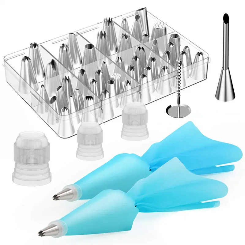 54 в 1 Набор принадлежностей для Украшения Торта Глазурь трубопроводов насадки