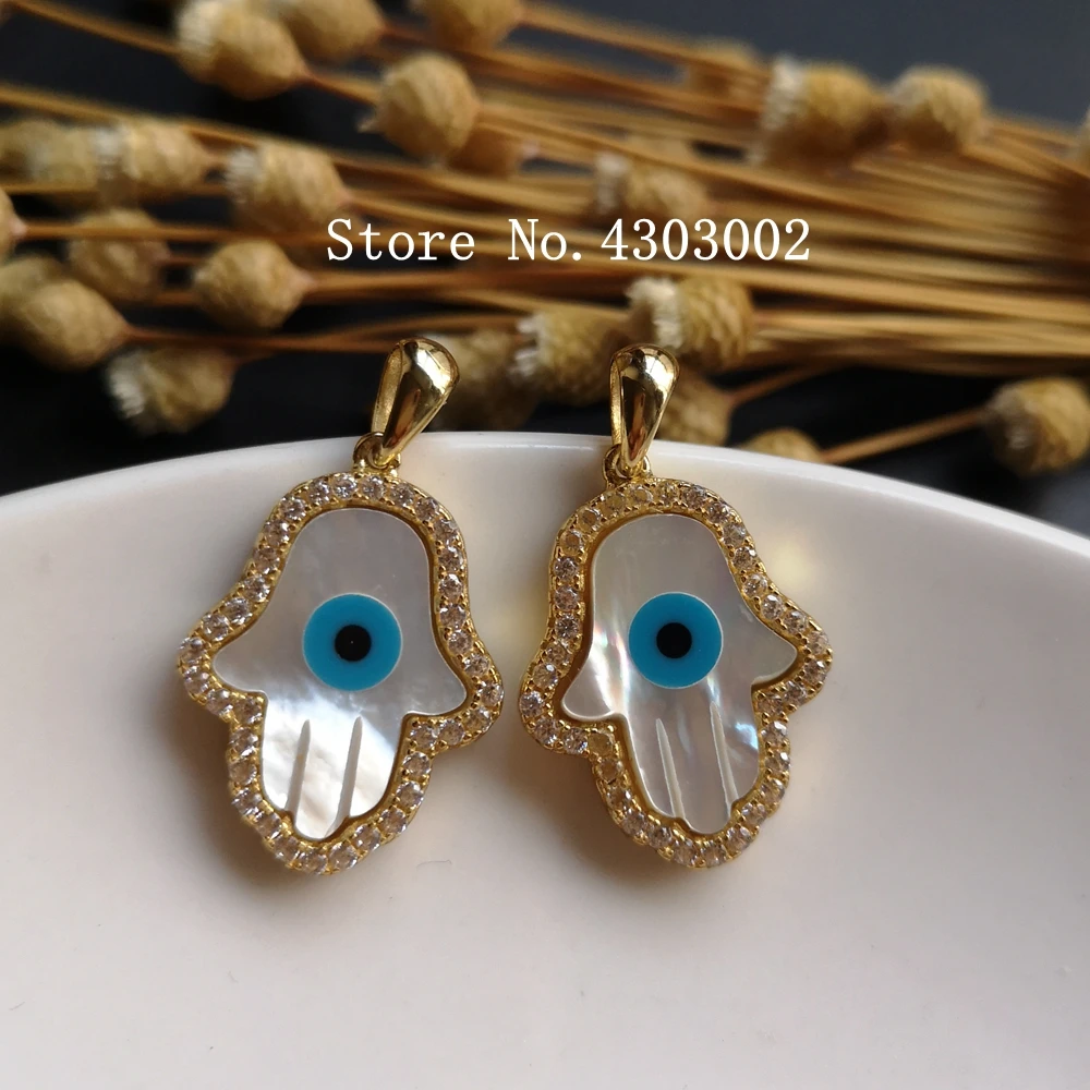 Подвеска из серебра 925 пробы с перламутром 5 шт./лот | Украшения и аксессуары