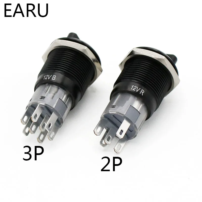 19 мм черный самовозвратный мгновенный самоблокирующийся фиксация