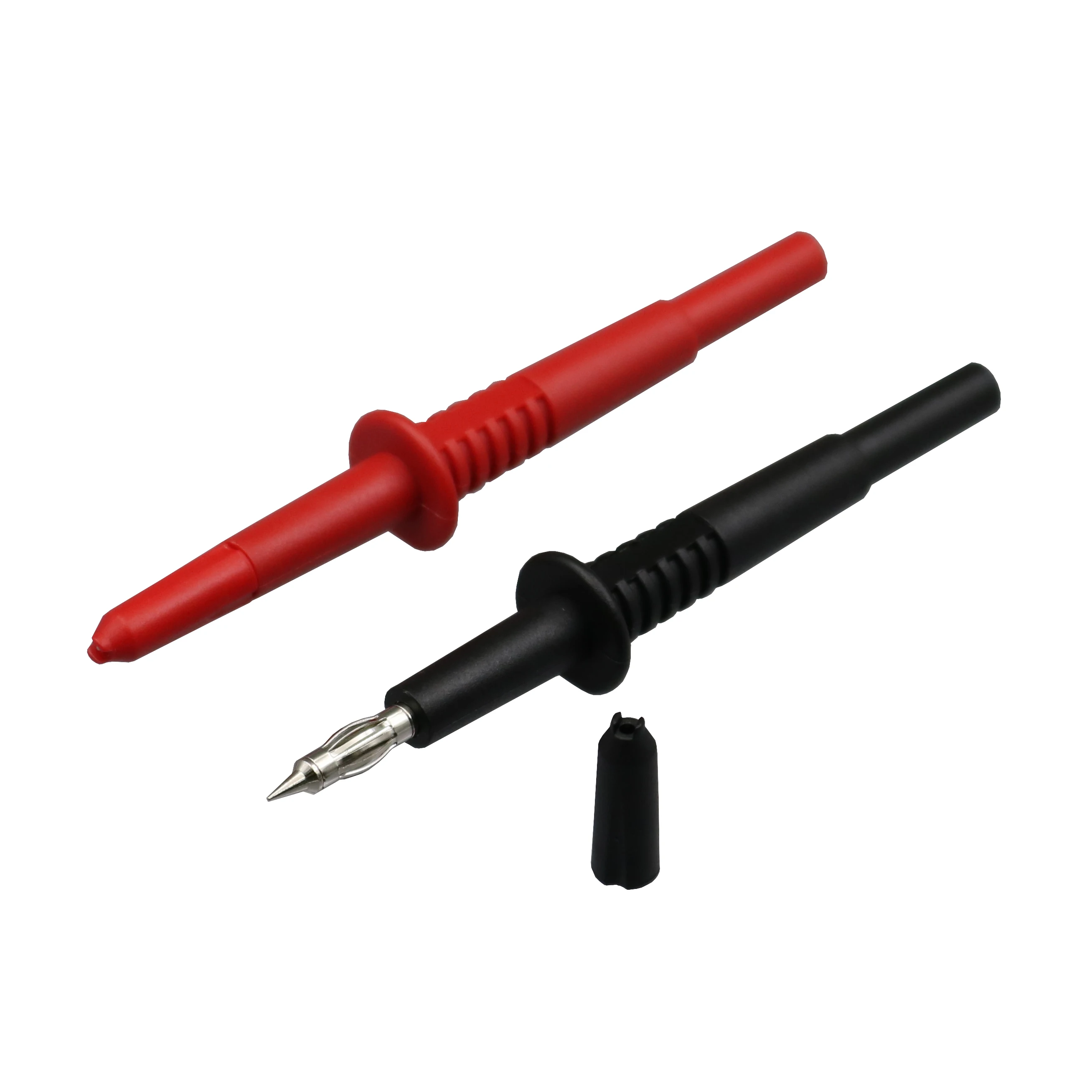 1 пара/2 шт. 4 мм штекер типа банан тестовый Зонд из латуни и никеля для мультиметра