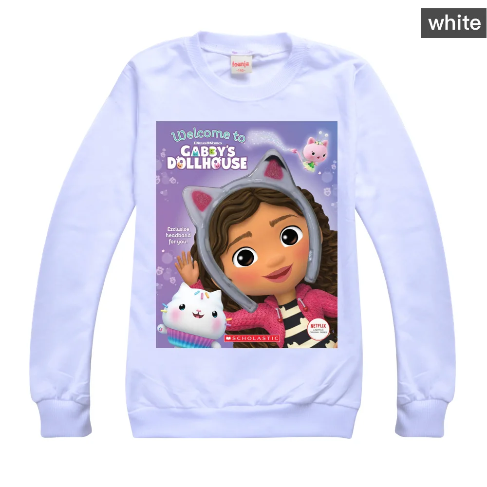 

Gabby's Dollhouse Girls T-Shirts Long Sleeve Kids Sweater Shirts Cute cartoon lol t-shirt Children Shirts Girls boys Clothing