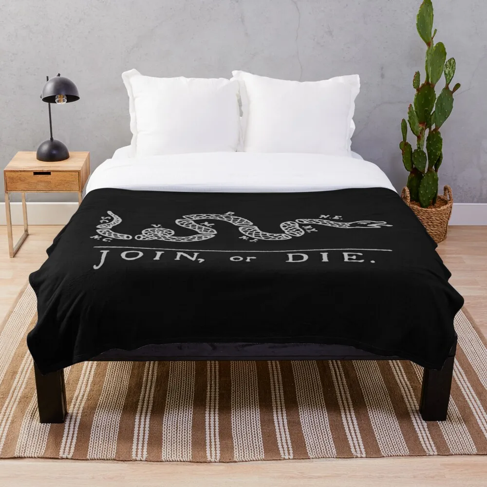 Join or Die одеяло, снежинка, шерстяное одеяло, Коралловое флисовое покрывало, одеяло, портативное одеяло