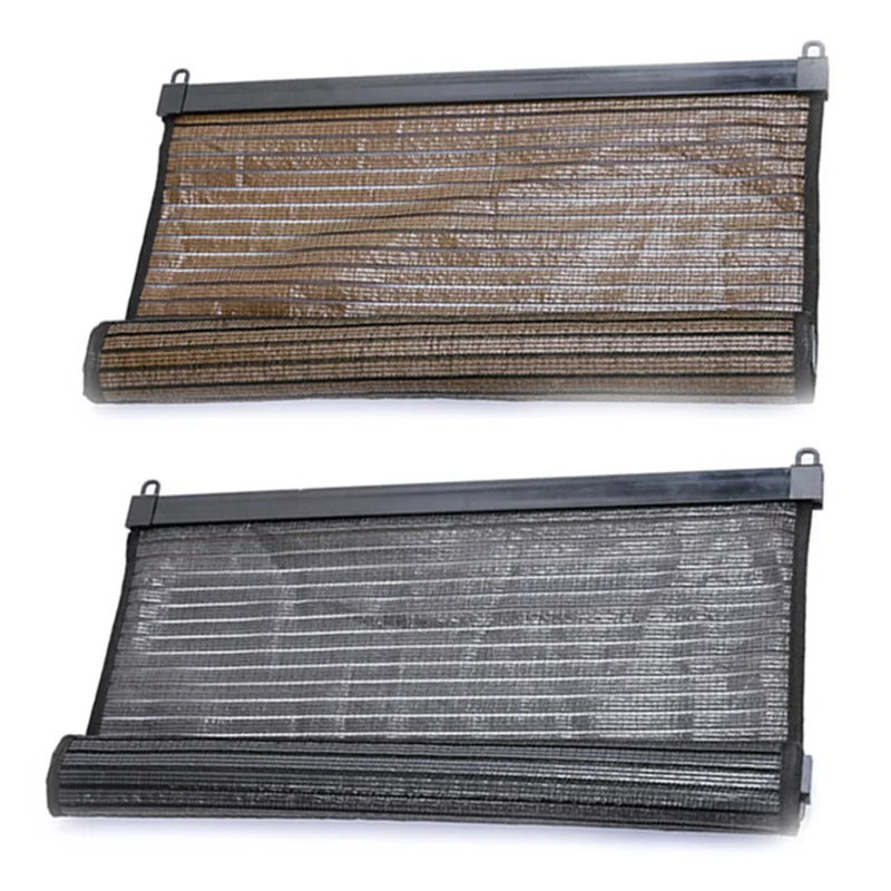 

60x135cm Blinds No Drilling Gray Roman Blind Clamping Brackets Roll Up Window Natural Roller Blind