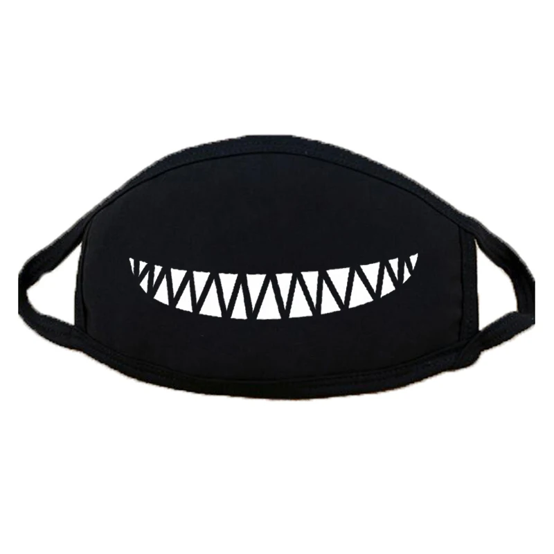 Хэллоуин Дьявол зуб Пылезащитная маска хлопковая для губ милый аниме мультфильм