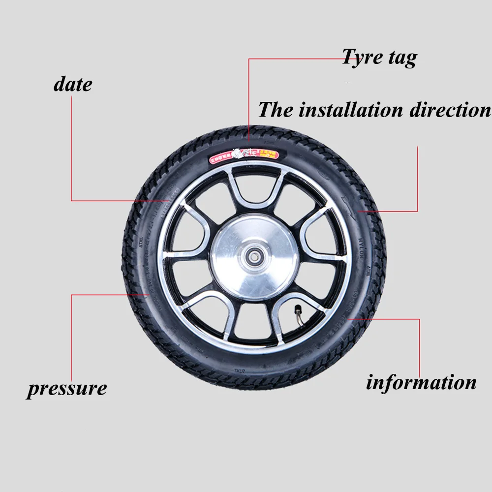 16x3.0 Tire Electric Bicycle Motorcycle CST Anti-skid Rhinoceros 75-305 Inner and Outer Tyre | Автомобили и мотоциклы