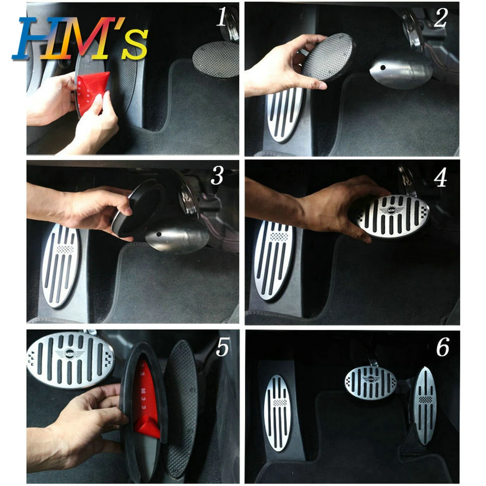 Для MINI Cooper R50 R52 R53 R55 R56 R57 R58 R59 R60 R61 F54 F55 F56 F57 F60 MINI Countryman, MINI Clubman, подставка для ног, для езды на велосипеде Стикеры крышка