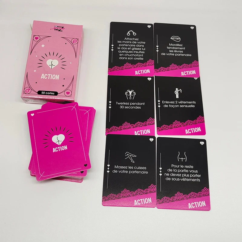 50 Cartes правда или осмеливание сексуальная игра для взрослых набор игровых карт Ou