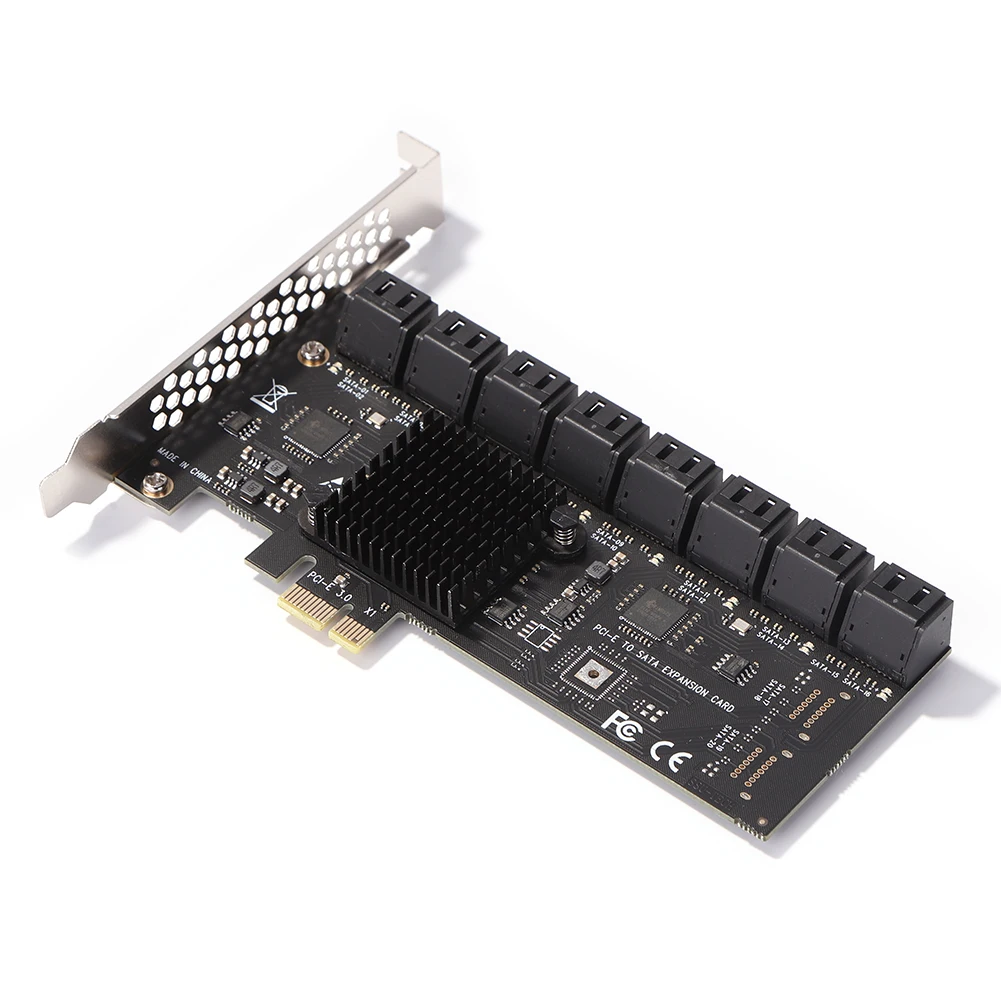 

Controller Adapter Workstations Servers Adapter 16 Port 6Gbps PCI-Express X1 to SATA 3.0 Expansion Card