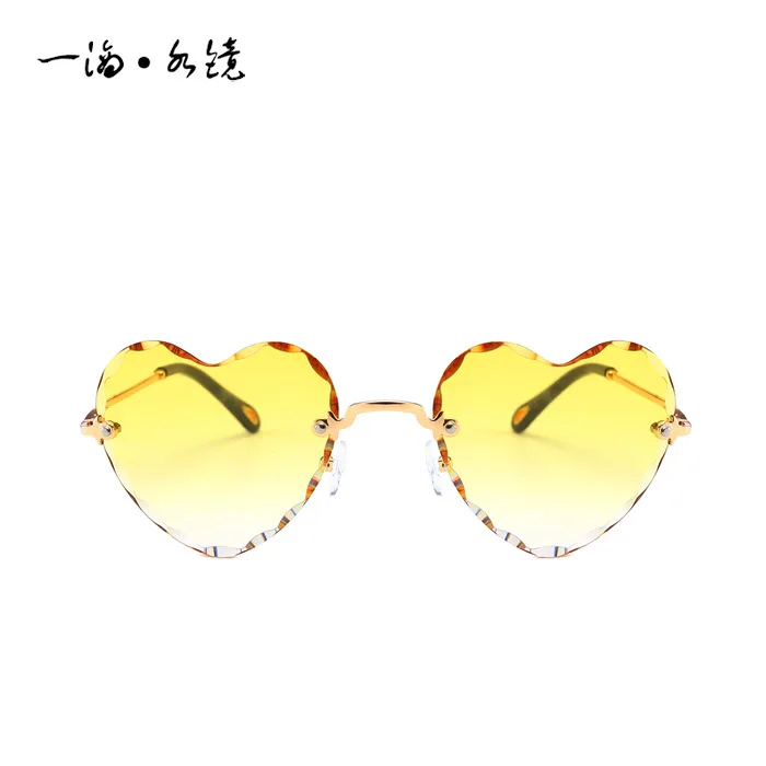 

Dimaond Cut Sunglasses Fashion Women Heart Sun Glasses Vintage Uv Protect Eyewear Cool Street Protect Shades Women Accessories