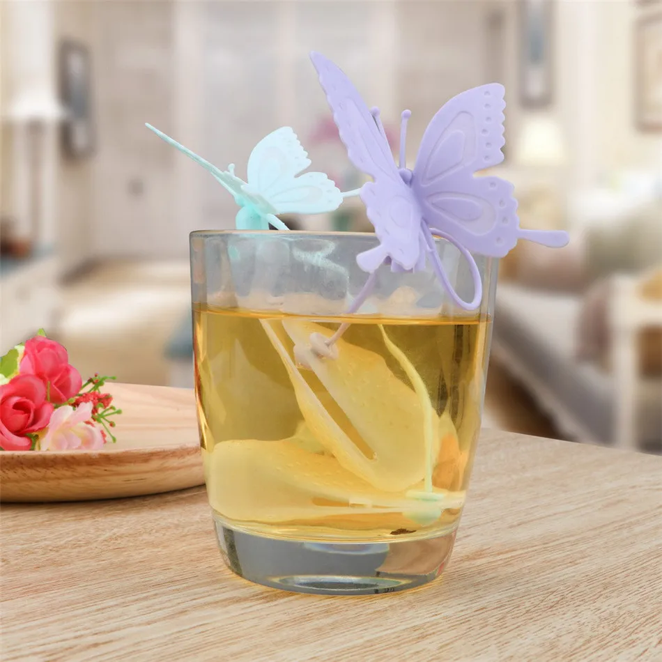 TTLIFE форма бабочки Чайный фильтр кухонные принадлежности нетоксичные