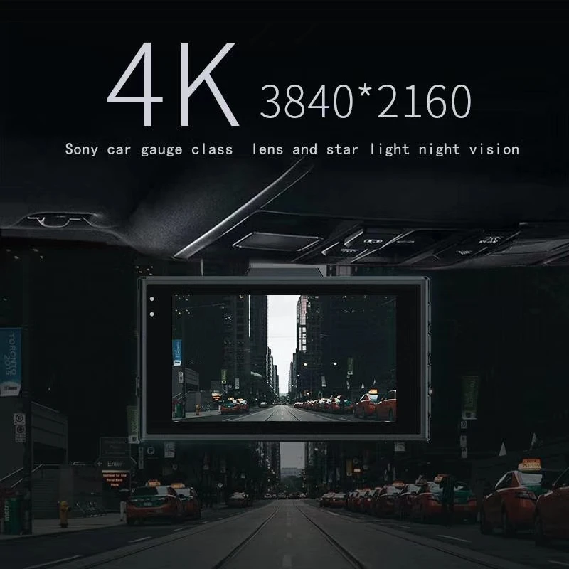 

FOR Sony IMX415 4K Car Camera Dashcam Gesture Photo WiFi Dash Cam 3840*2160P 30FPS Ultra HD DVR Video Recorder GPS Dashcam