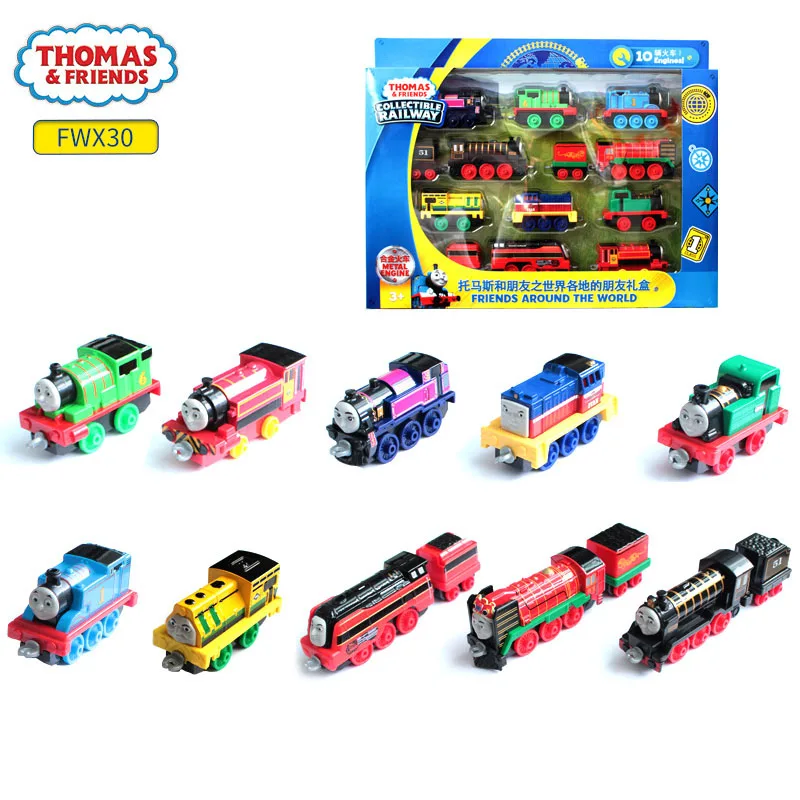 Поезда Thomas and Friends коллекция из оригинального сплава набор трекмастеров игрушки