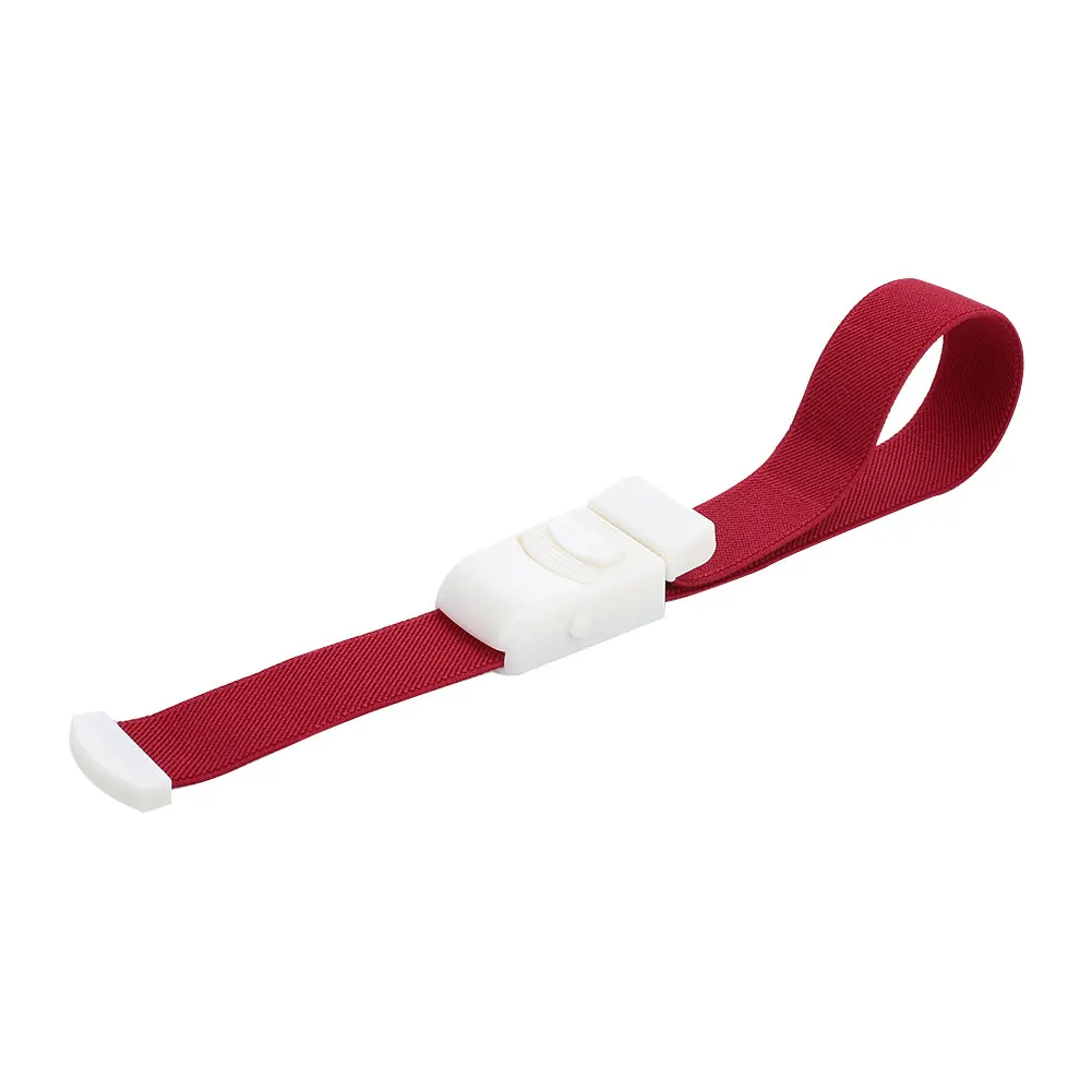 Red Hemostasis Effect Good Portable Emergency Tourniquet Military Step Practical Medical Strap Outdoor Tourniquet Snap Tourniquet - Color: Red