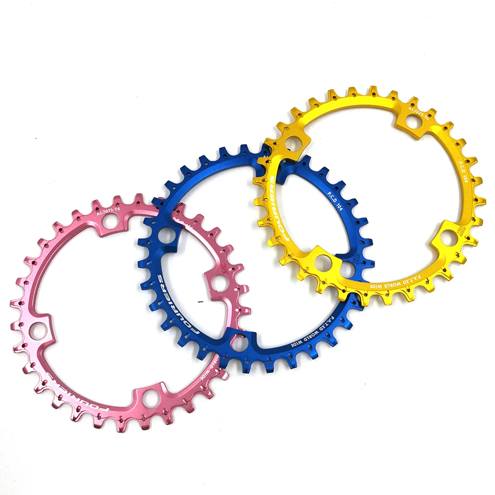 Звездочка для горного велосипеда fouкурьера 104bcd звездочка AM FR DH алюминиевая 30T 32T 34T