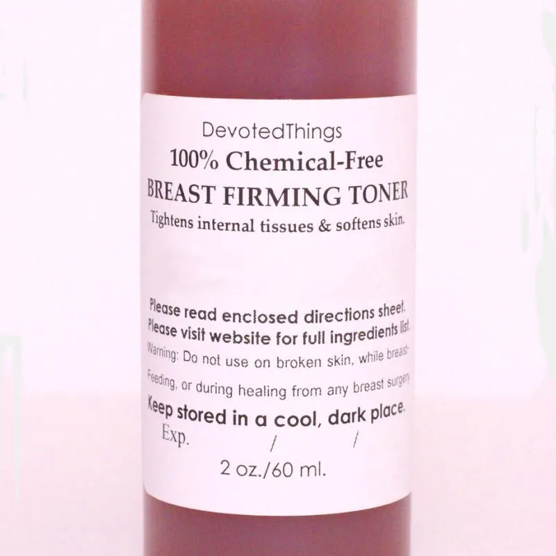 

Pure natural herbal extract, all natural breast Firming and lifting toner 60ml