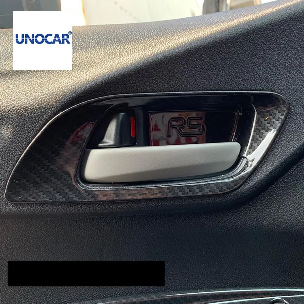 

Car styling For Honda Fit 14-19 of GK5 gear box air conditioner outlet moulding with carbon fiber pattern interior decoration