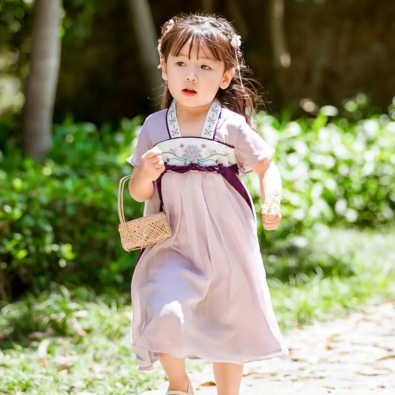 

Hanfu girl's Chinese style children's dress girl's ancient dress