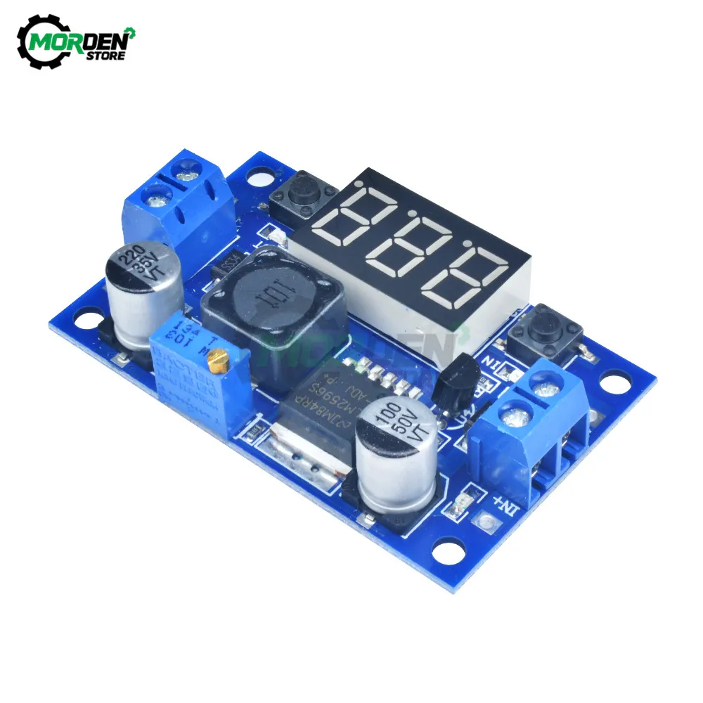 Понижающий модуль LM2596 понижающий преобразователь мощности светодиодный