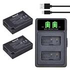 Аккумулятор литий-ионный с зарядным устройством, 2 шт., 1350 мАч для Canon SL3 LP E17 LP-E17 + зарядное устройство для Canon EOS RP Rebel SL2 SL3 T6i T6s T7i M3 M5 M6