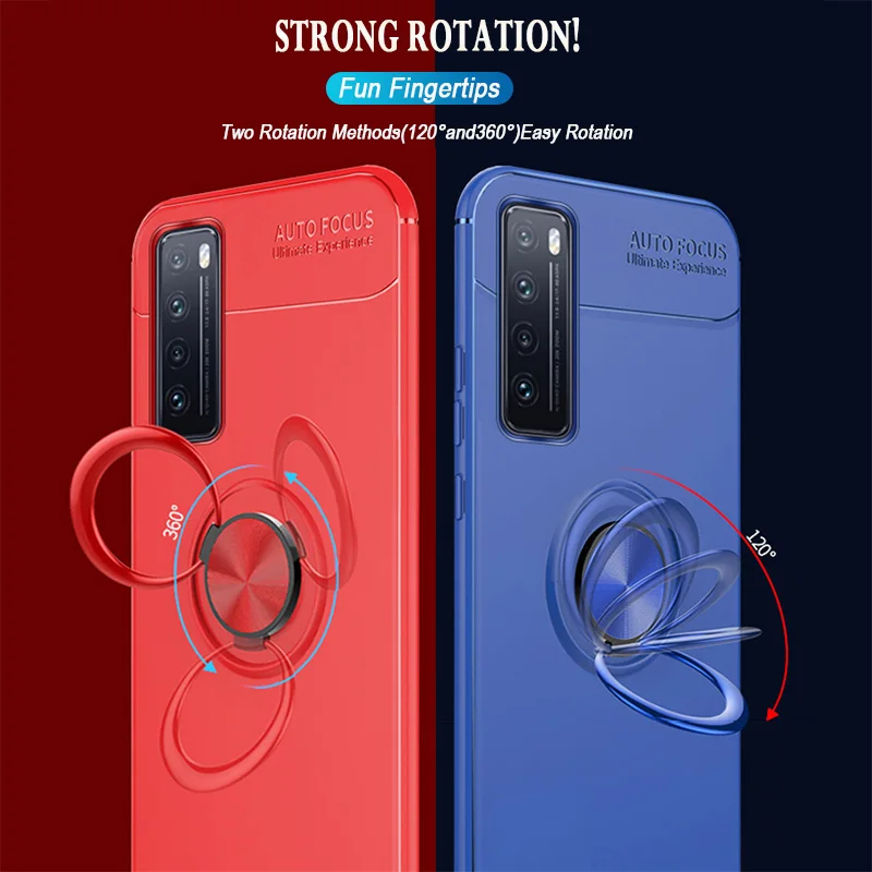 Чехол для Huawei Nova 7 6 SE 5T 7i 5i 5Z 5 Pro 2 2S 3 3i 3E 4E 4 5G задняя Магнитная автомобильная