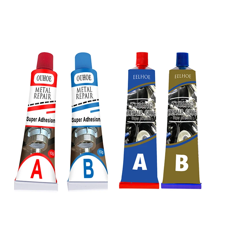 

20/50/80/100g A+B Metal Repairing Adhesive Super Glue Iron Steel Auto Radiator Water Tank Special leakage Plugging Welding Glue