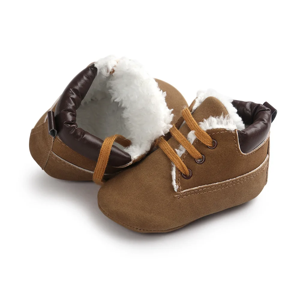 Детская обувь для новорожденного мальчика и девочки зимние теплые мягкие