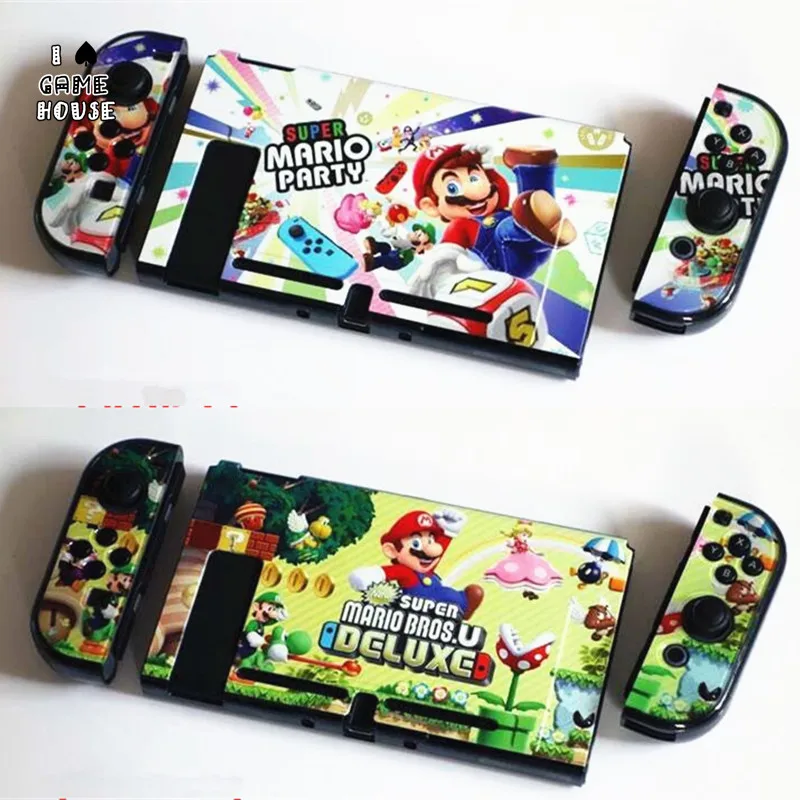 FoPcc NS цветной узор Жесткий Кристальный защитный чехол для Nintendo Switch | Электроника