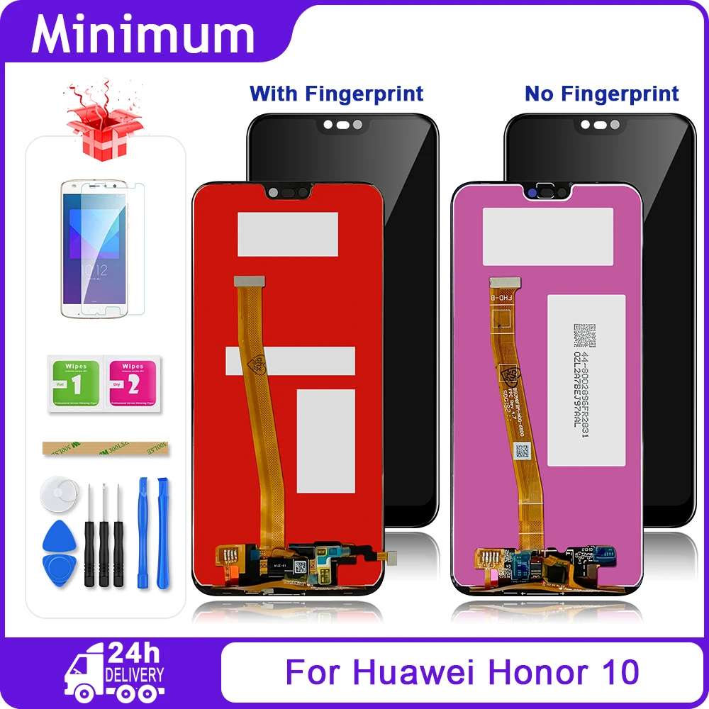 ЖК дисплей для Huawei Honor 10 5 84 дюйма дигитайзер сенсорного экрана в сборе замена