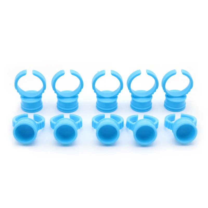 3 цвета 100 шт одноразовые реснички клей для ресниц держатель кольцо подставка