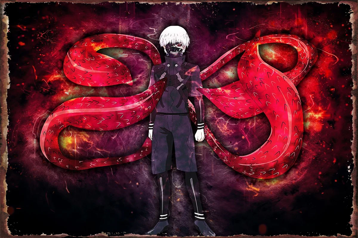 

Tokyo Ghoul Tin Plates Wall Decor Room Decoration Retro Vintage Metal Sign Tin Sign For Art Pub Home Club Man Cave Cafe