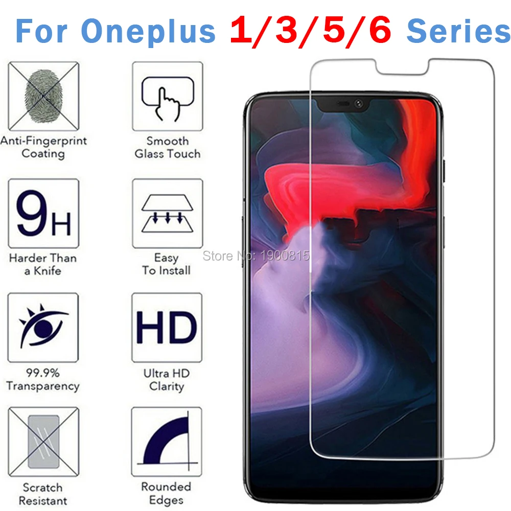 Защитное стекло для OnePlus 5 T 3T закаленное One Plus 1 3 6 OnePlus5T Plus5T T5 T3 Защитная передняя