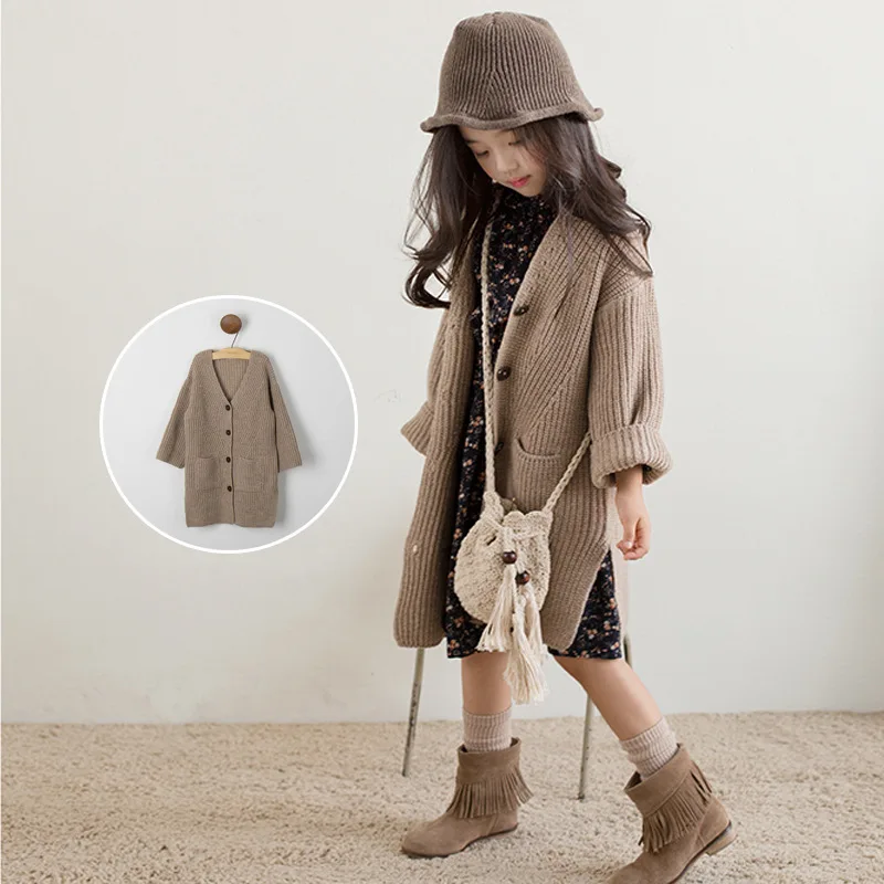 

Girls sweater jacket Korean 2021 autumn/winter new loose sweater girl cardigan jacket