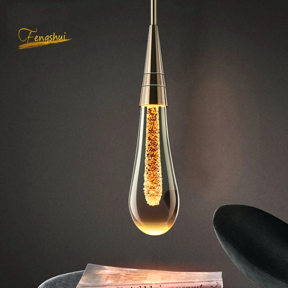 

Nordic Crystal Led Pendant Lights for Home Decoration,Hanging Lamps Restaurant Lamp Indoor Lighting Staircase Light Fixtures