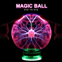 novelty magic plasma ball light 220v led night light 456 inch plasma ball touch lamp christmas nightlight kids decor gift