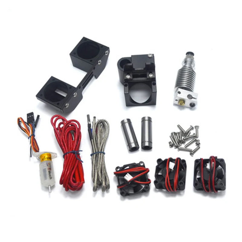 3D Printer Ultimaker2+ Extruder with Auto Bed Leveling UM2+ Extrusion Adopts V6 Nozzle Hotend Kit All Metal Print Head Jhead