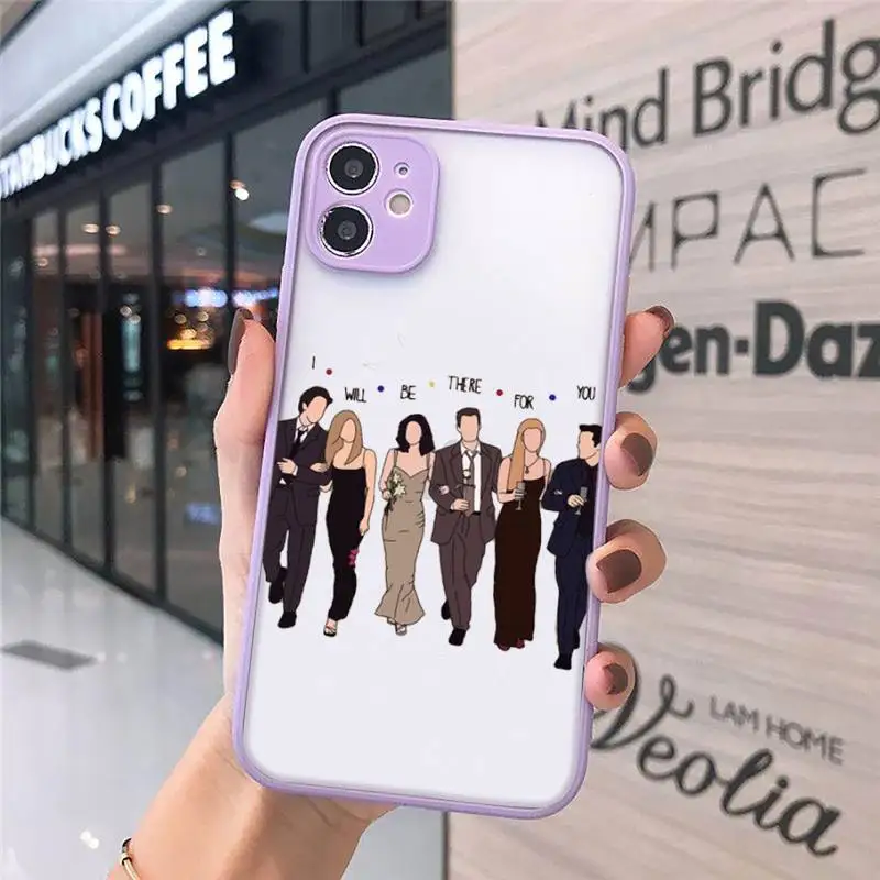 

Friends TV Phone Cases Matte For iPhone 12 Mini 11 Pro XR XS Max 7 8 Plus X Hard PC Back Cover