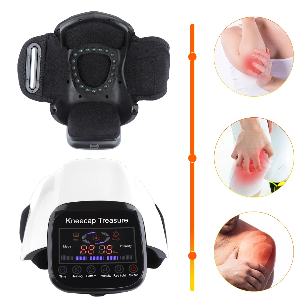 Electric Infrared Heating Knee Massage Air Pressure&amp Vibration Physiotherapy Instrument Rehabilitation Pain Relief | Красота и