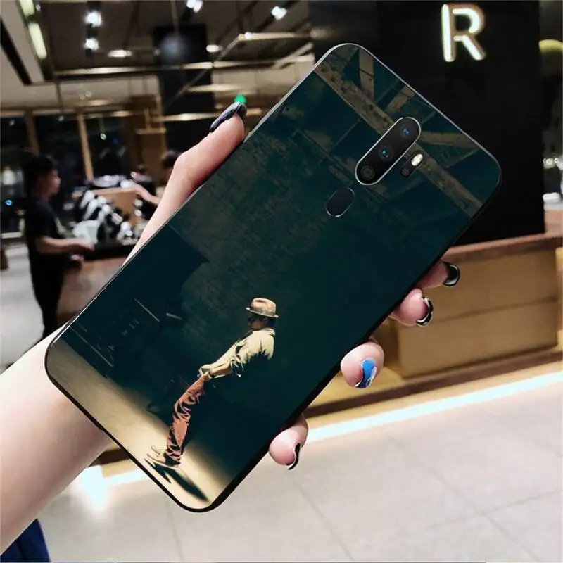 

LJHYDFCNB Bruno Mars Phone Case For Oppo Reno2 Z 2Z Realme5 6 Pro R9 11 Plus 15 17 Pro
