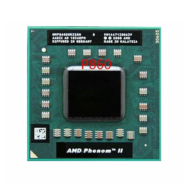 Оригинальный процессор AMD P860 HMP860SGR32GM трехъядерный маломощный общий V140 V160 V120