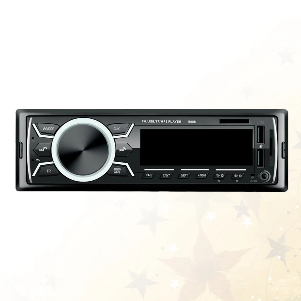 

Dual USB Car Player Colorful Display Wireless Car Player (Black)