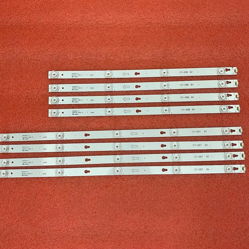 Светодиодный Подсветка полосы (8) для TCL L55S4900 55D2900 55S403 55S405 U55P6006 55UC6426 GIC55LB125 GIC55LB124 _