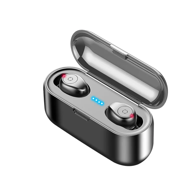 Bluetooth V5.0, беспроводные наушники, стерео Спортивные Беспроводные наушники, наушники, гарнитура, 2000 мАч, мощность для iPhone, Xiaomi F9 - Цвет: Button version B