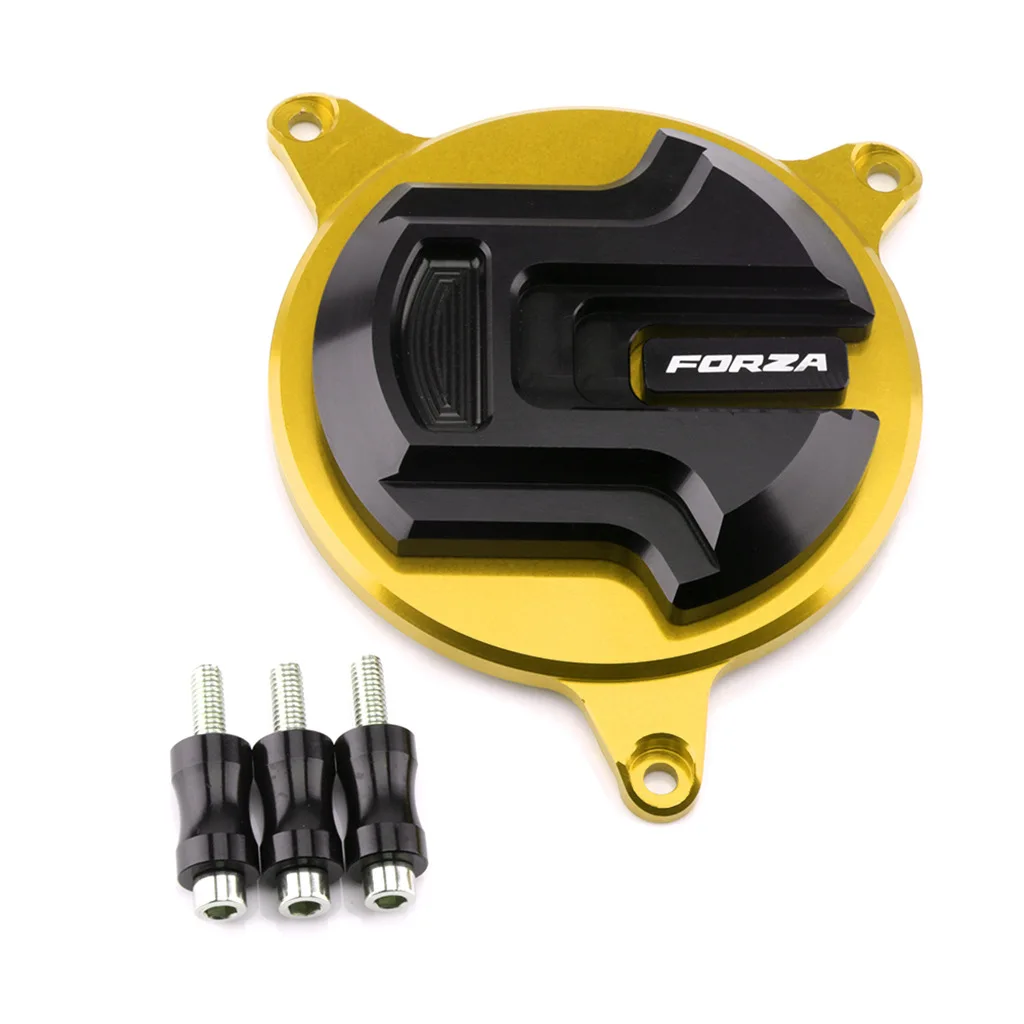 Для HONDA FORZA 300 ЧПУ двигателя мотоцикла ползунок Защита Защитный чехол Защита от падения FORZA300 Si скутер - Цвет: Золотой
