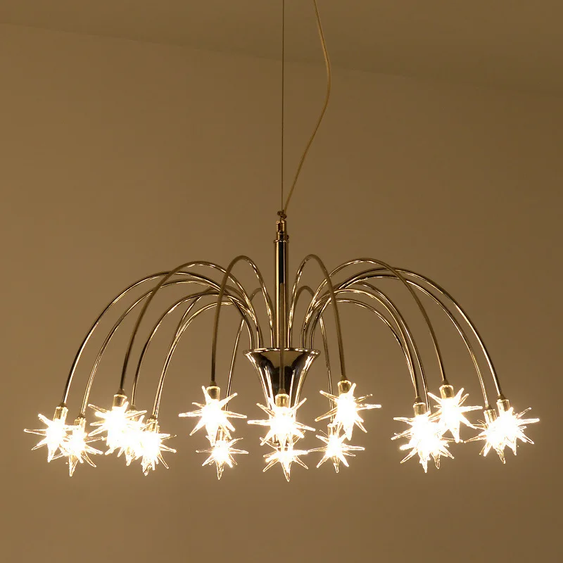 

nordic stone creative pendant lights modern led chandelier living room decoration lamparas de techo luzes de teto